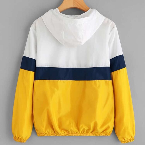 SHEIN Colour Block Windbreaker - Picture 4 of 10